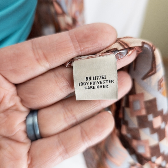 GS💥 Mileage Women's Size Large Multicolor Southwest Boho Swimsuit Coverup - Picture 7 of 8